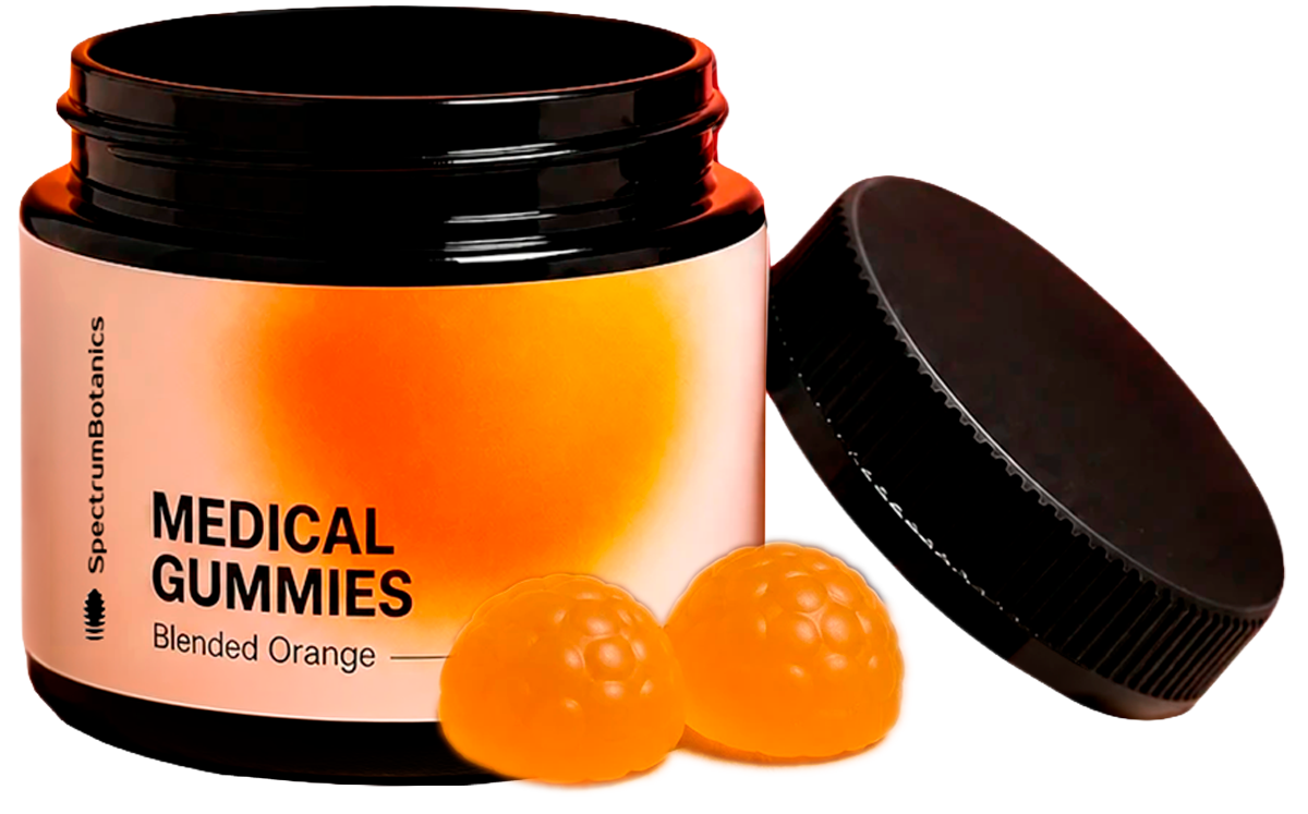THC Gummies Orange 10mg THC - SpectrumBotanics