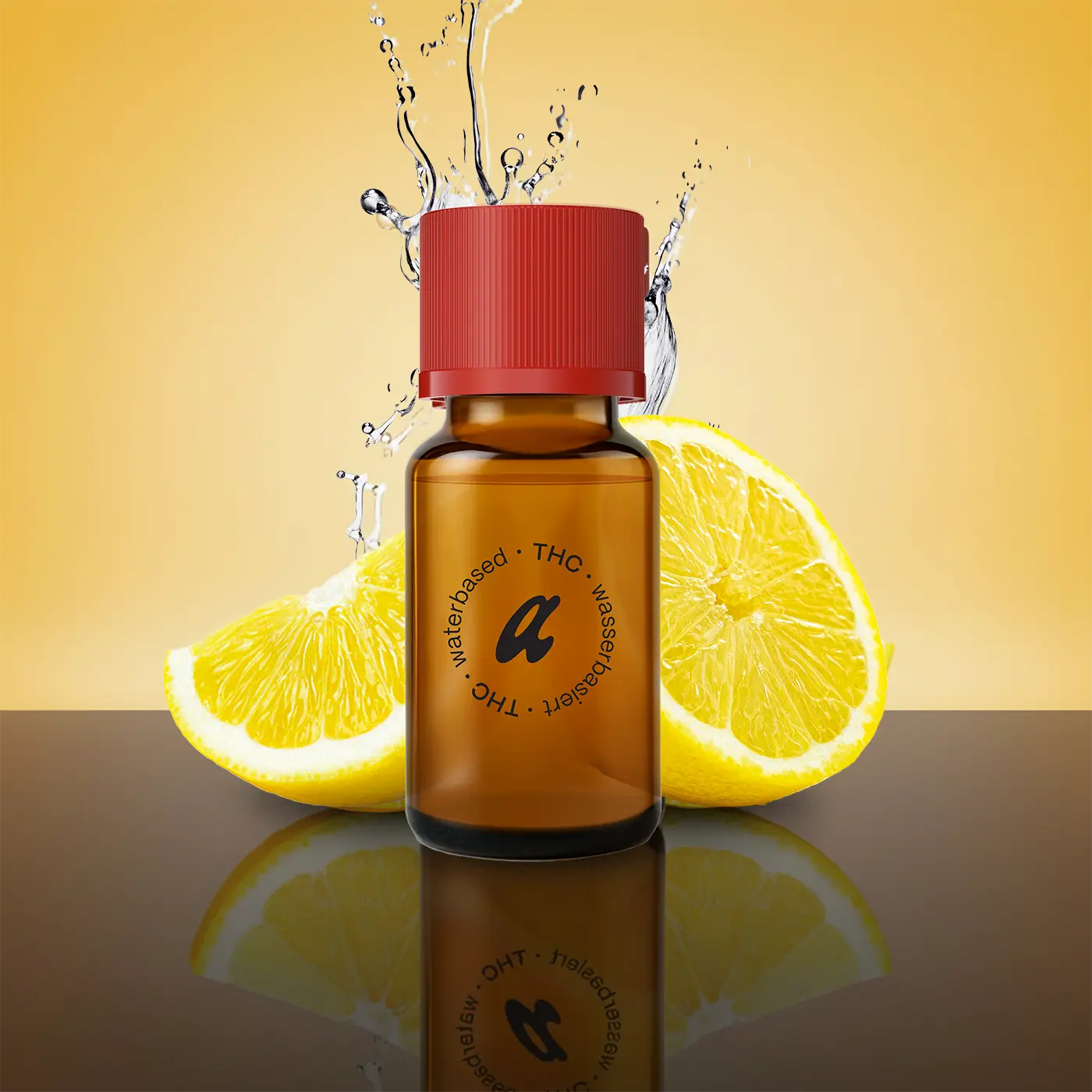 THC-Shot – Aqua Lemon Calm - 20mg / 10ml (6er-Pack)