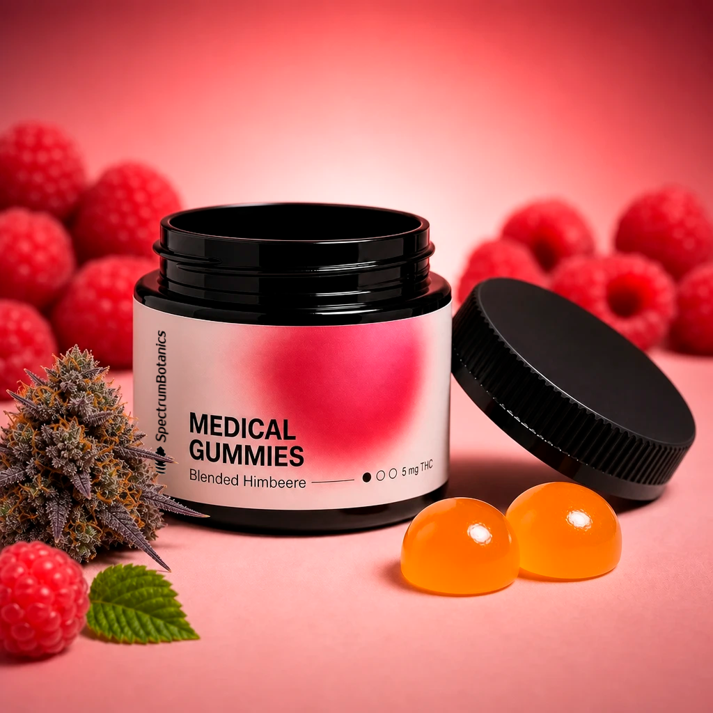 THC Gummies Himbeere 5mg THC - SpectrumBotanics